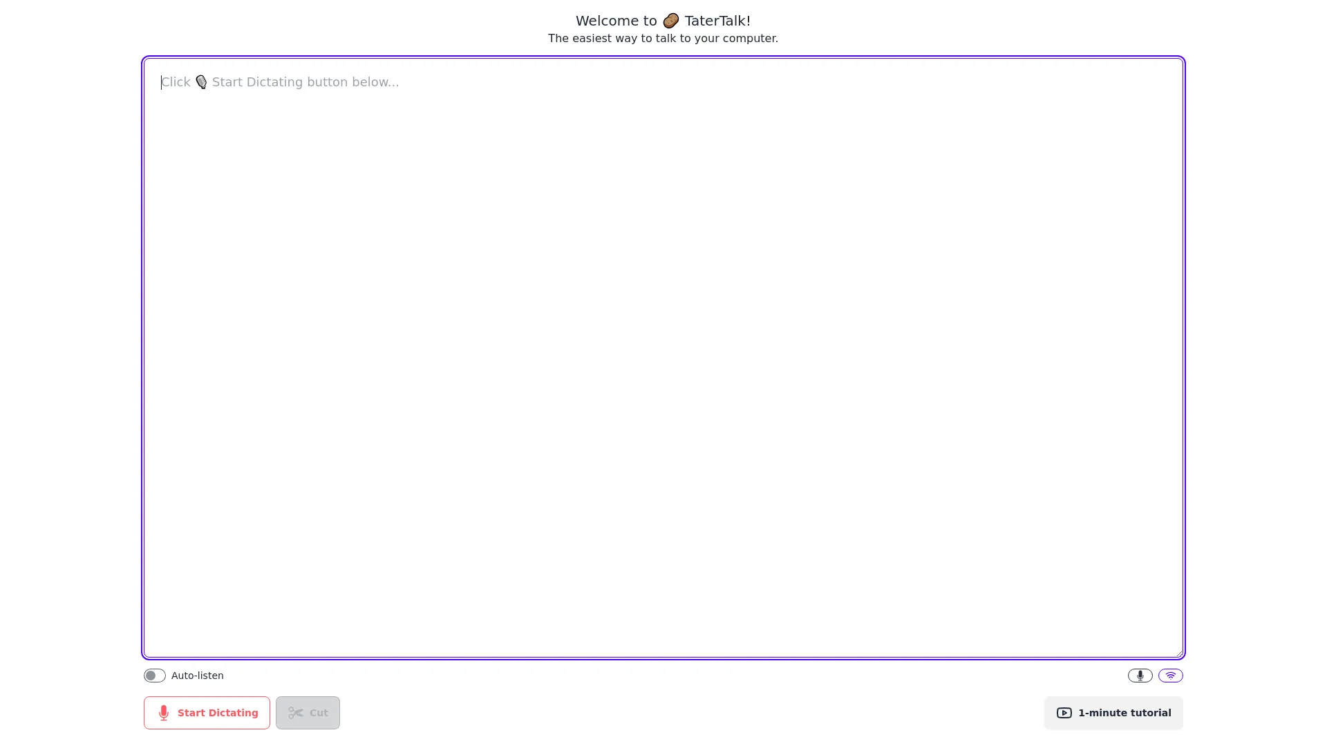 TaterTalk screenshot