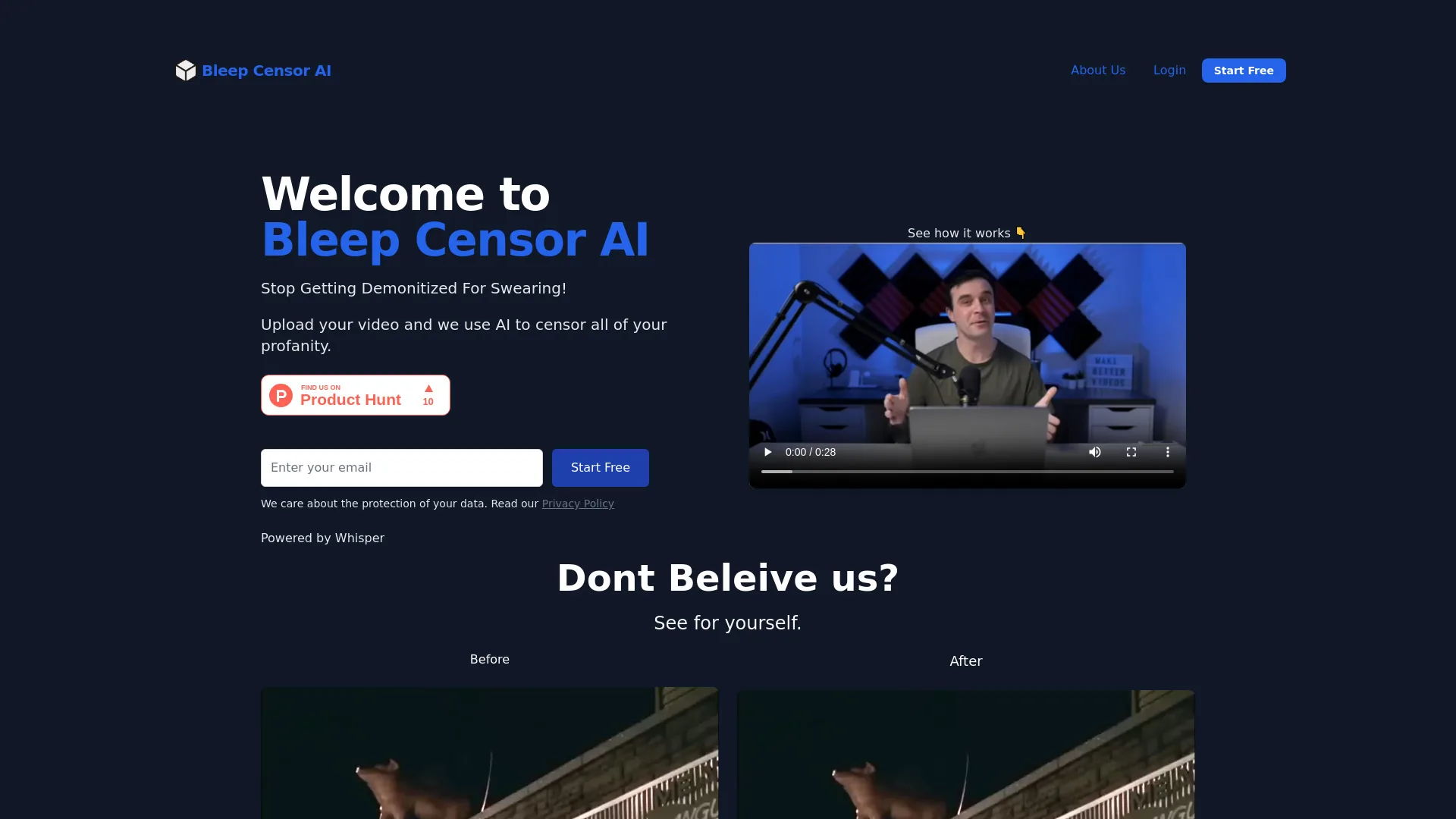 Bleep Censor AI screenshot