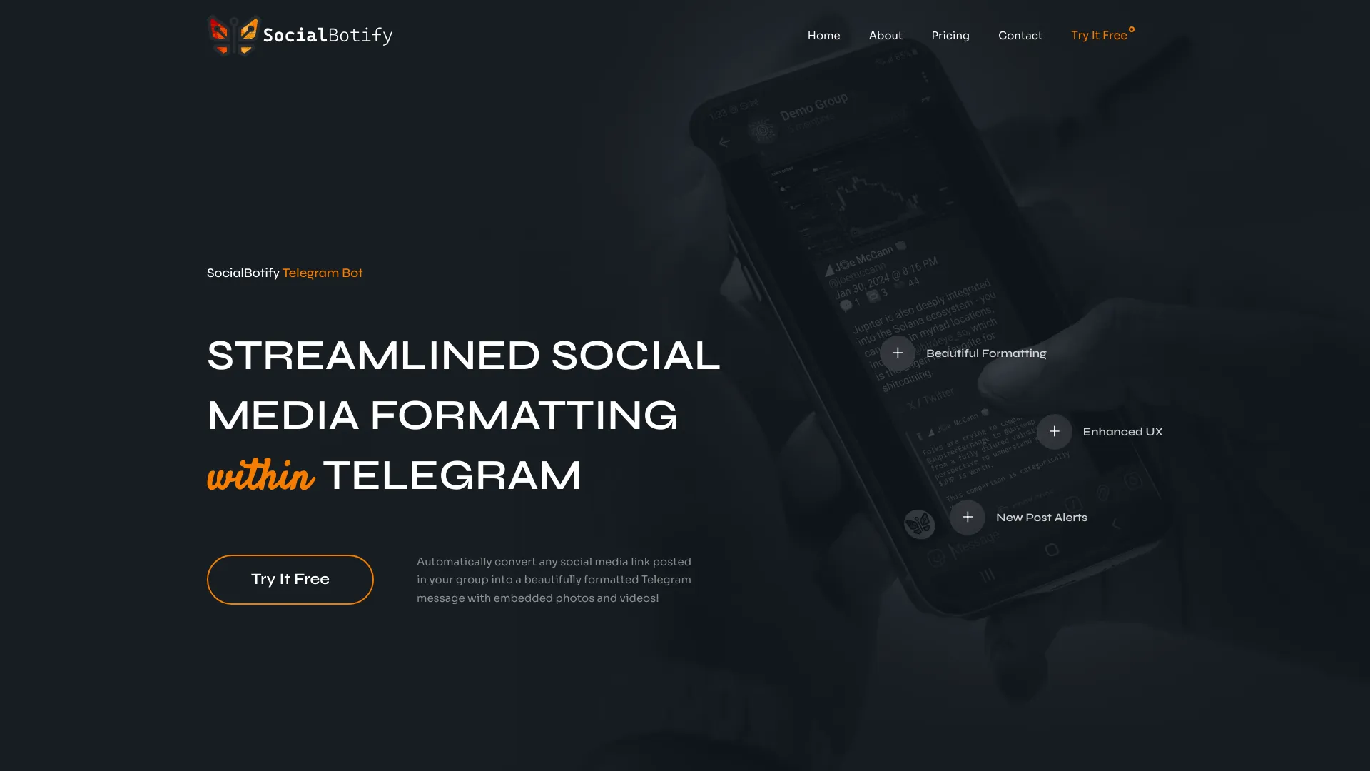 SocialBotify screenshot