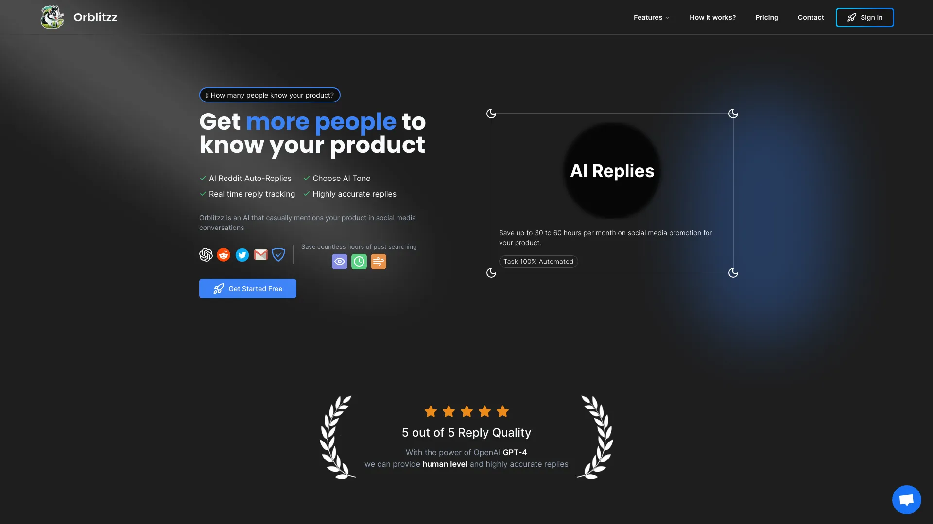 Orblitzz screenshot