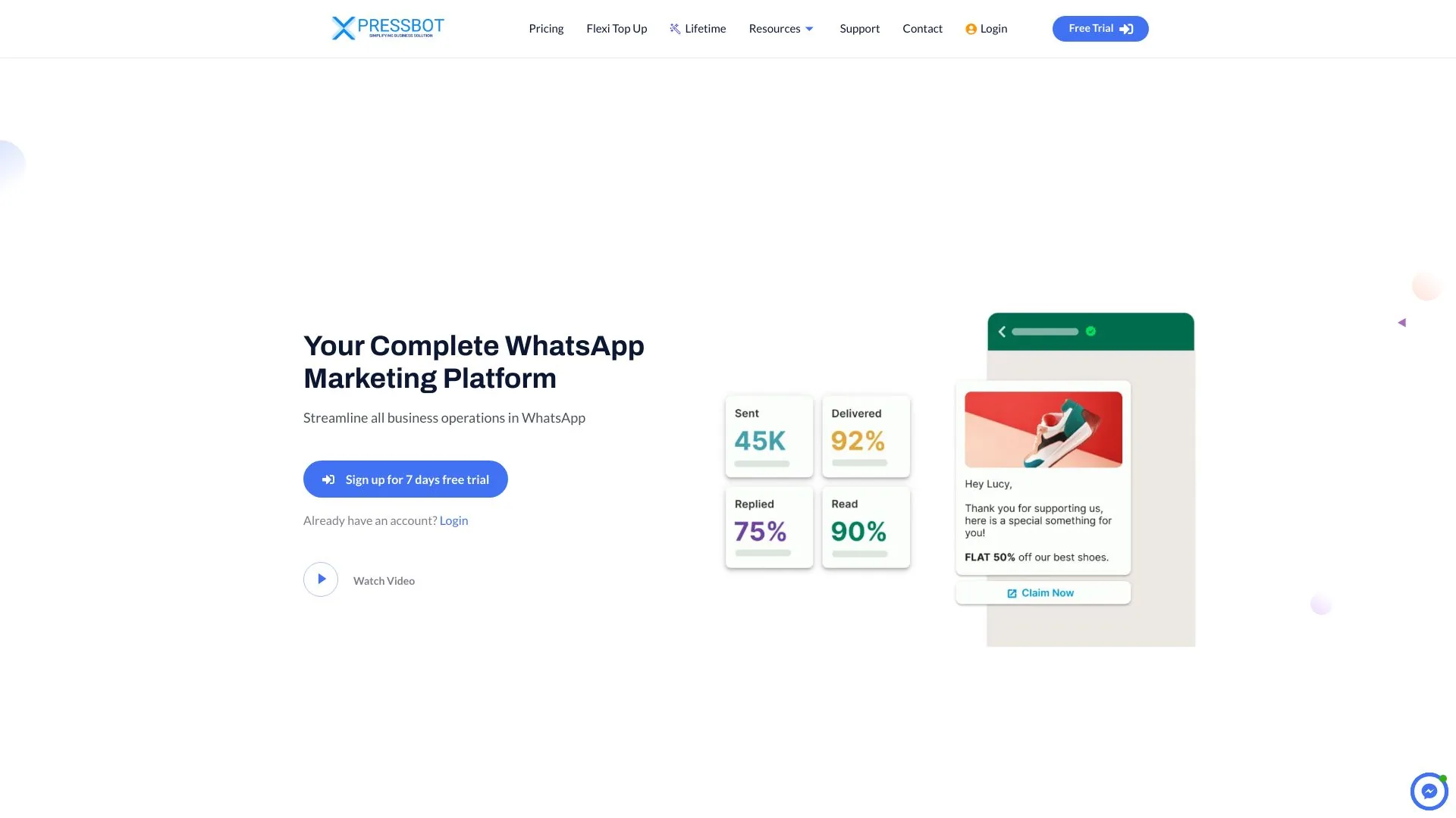 XpressBot screenshot