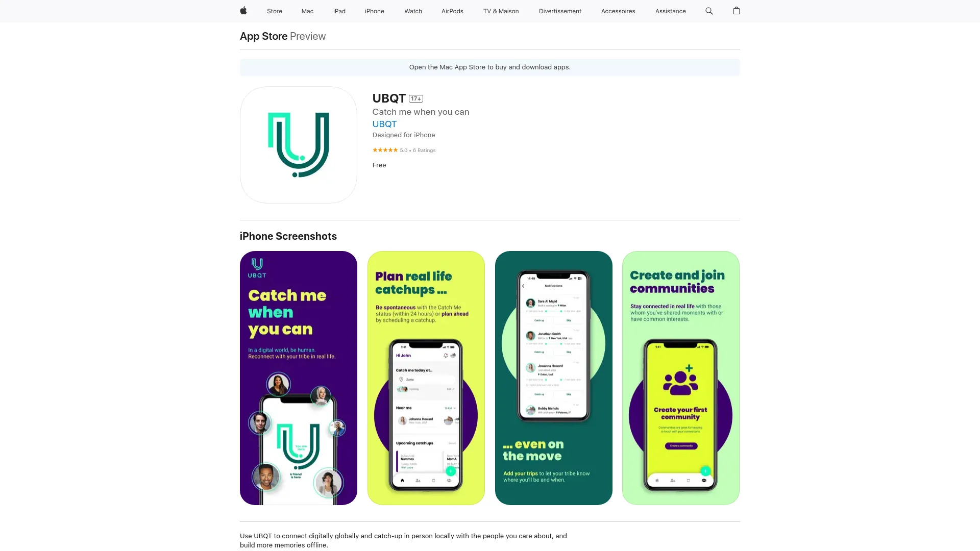 UBQT screenshot