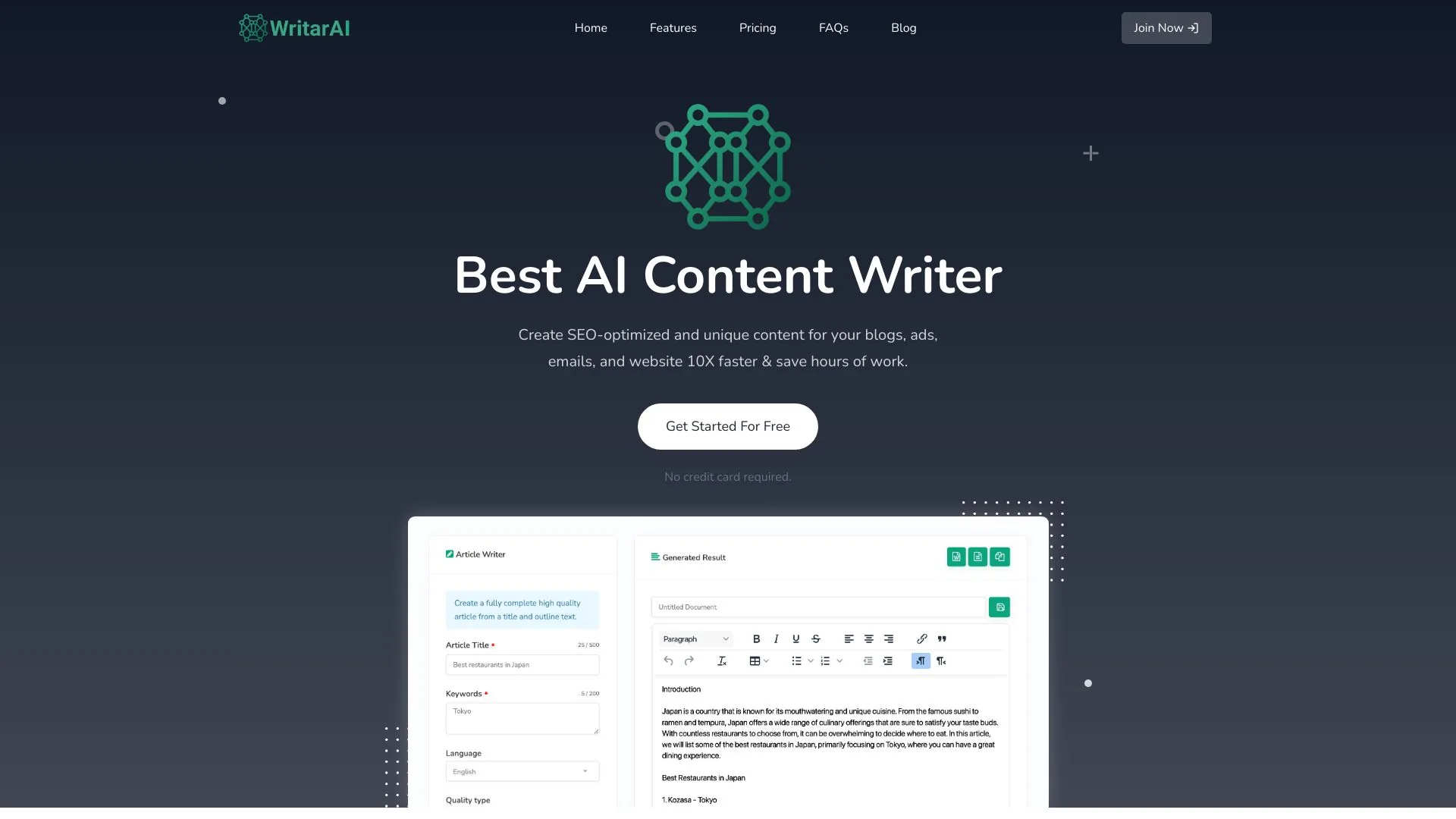 Content and Image Generator screenshot