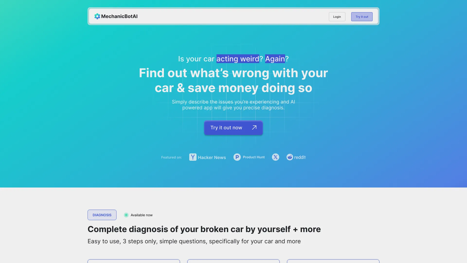 MechanicBotAI screenshot