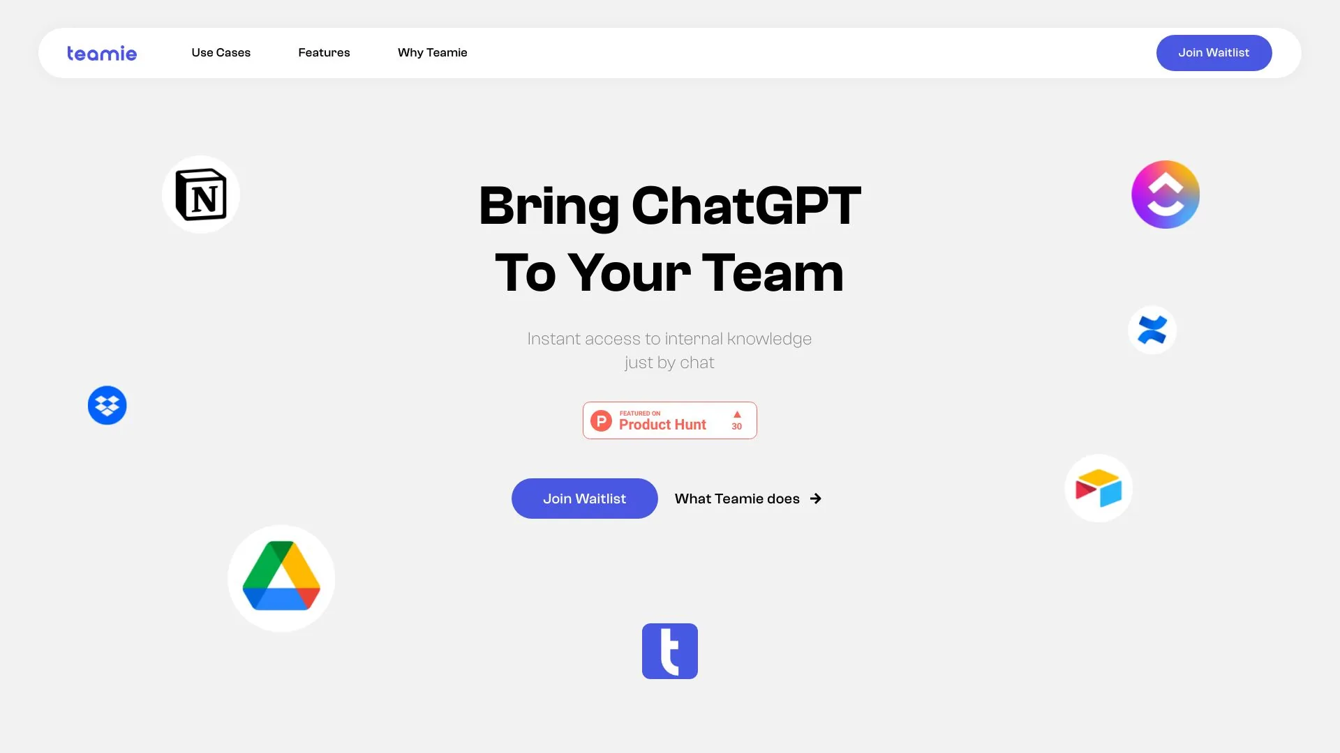 Teamie screenshot