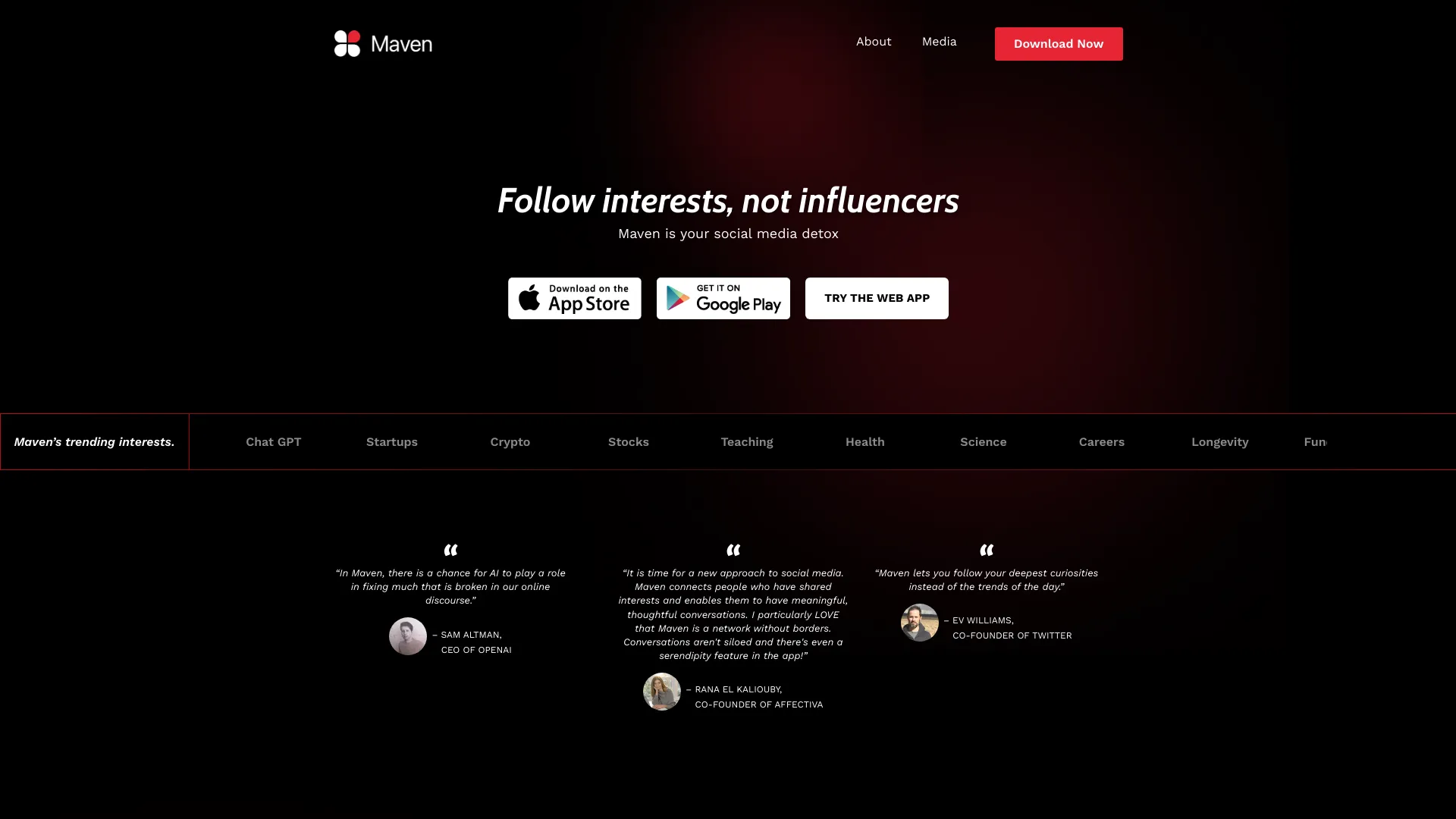 Maven screenshot