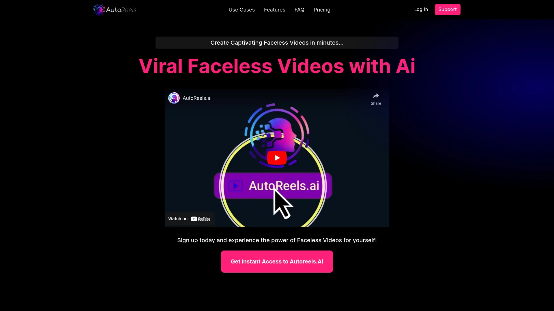 AutoReels.ai screenshot