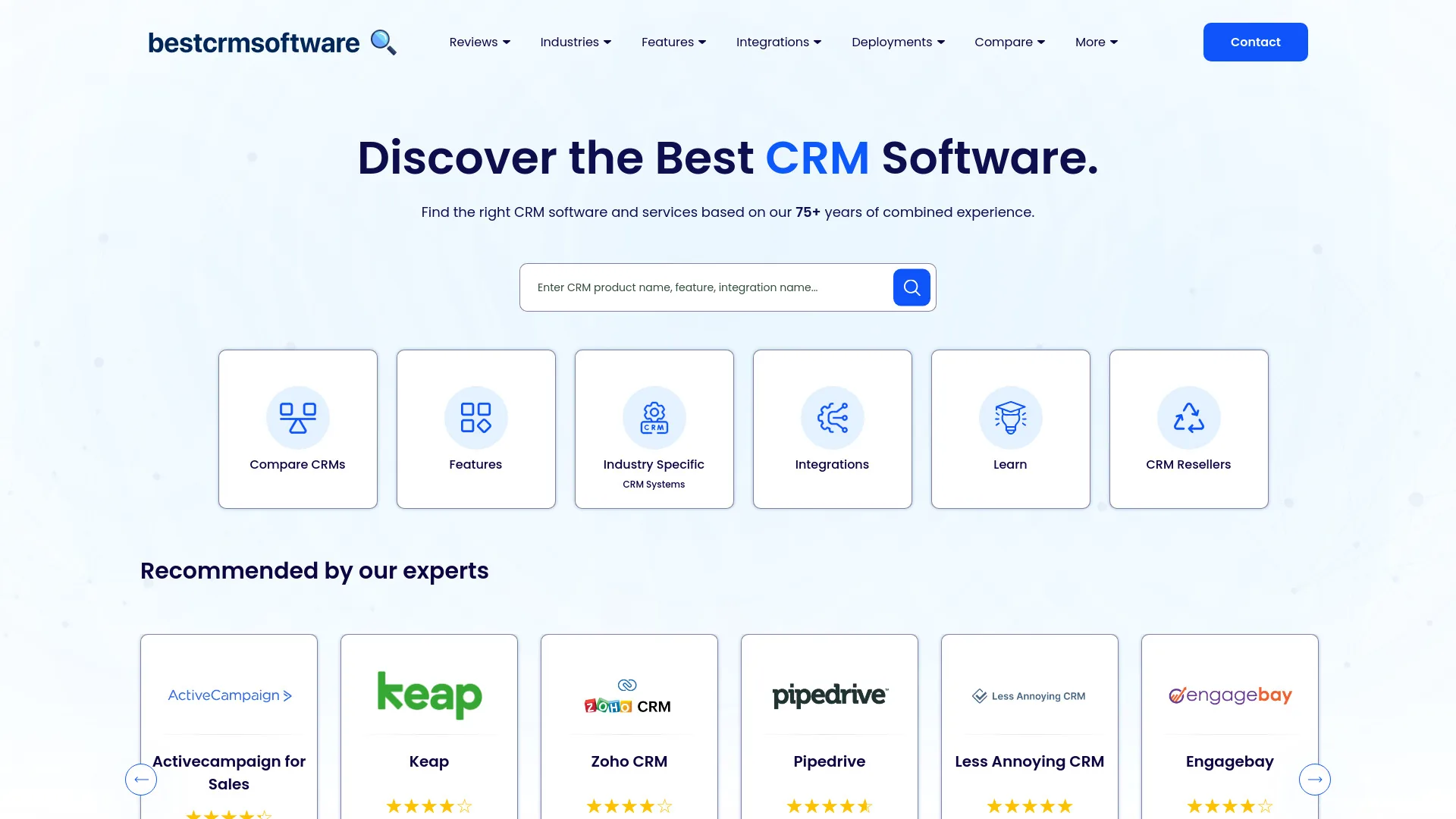 BestCRMSoftware.com screenshot