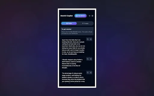 MevinX screenshot