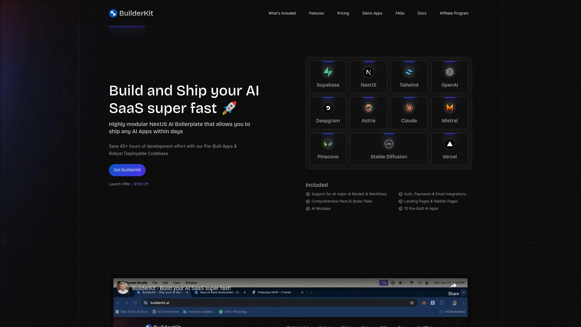 BuilderKit screenshot