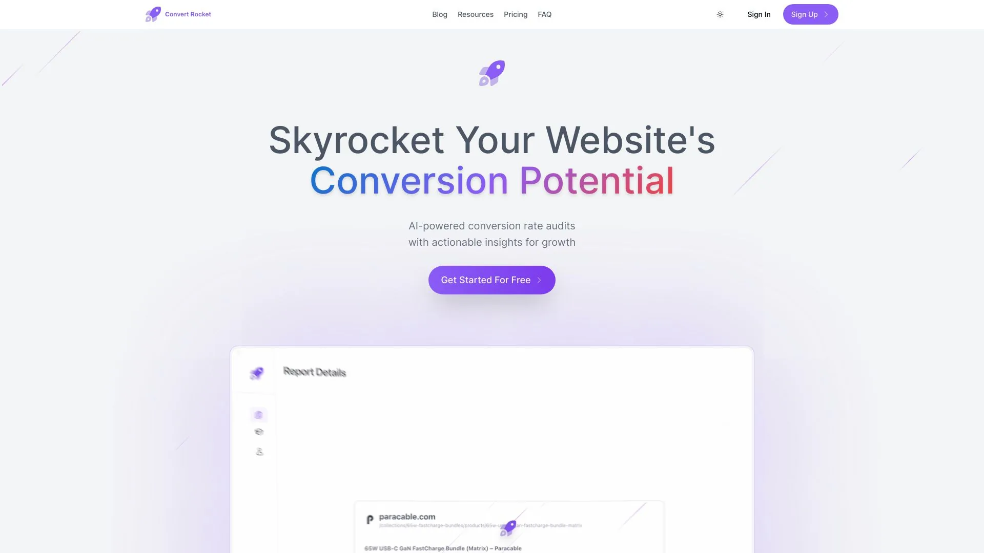 ConvertRocket.ai screenshot