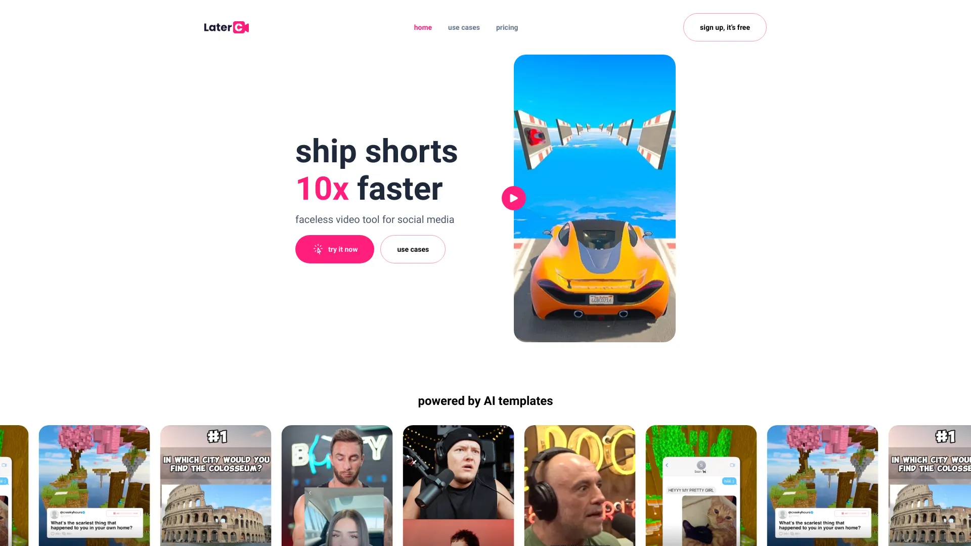 Latercut screenshot