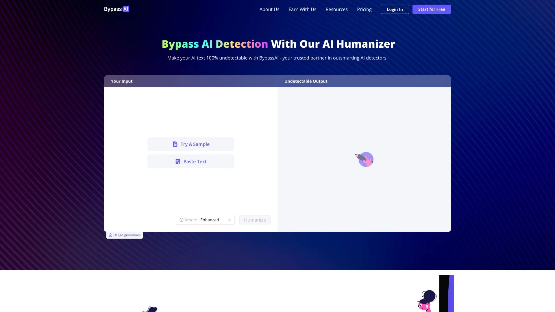 BypassAI screenshot