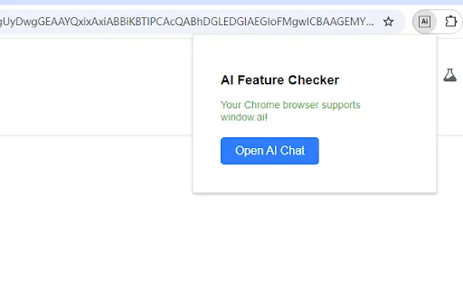 AI Feature Checker screenshot