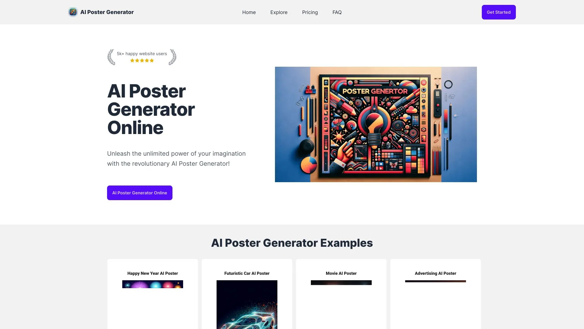 AI Poster Generator screenshot