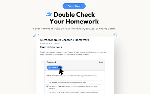 Double Check screenshot