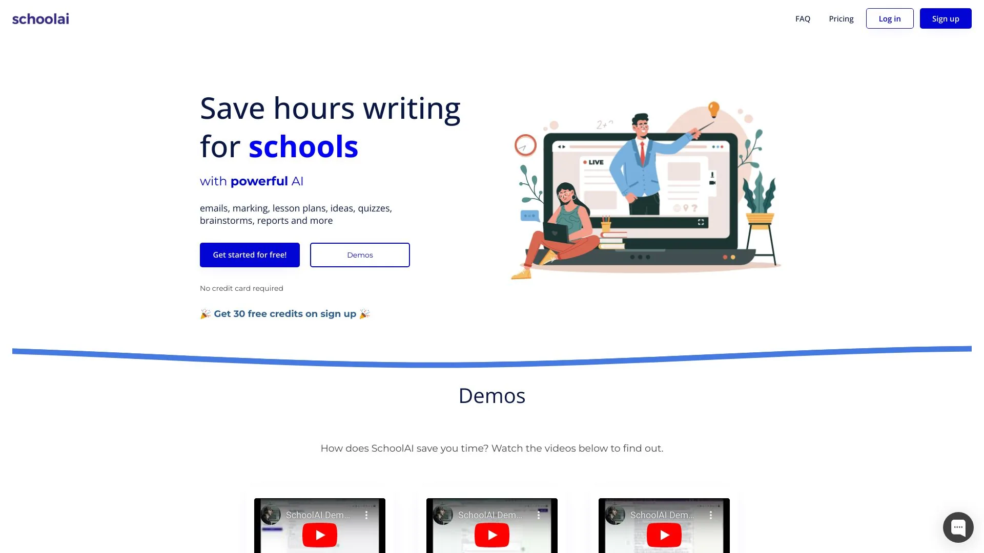 SchoolAI - Top AI writing tool tailored for schools screenshot