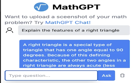 MathGPT screenshot