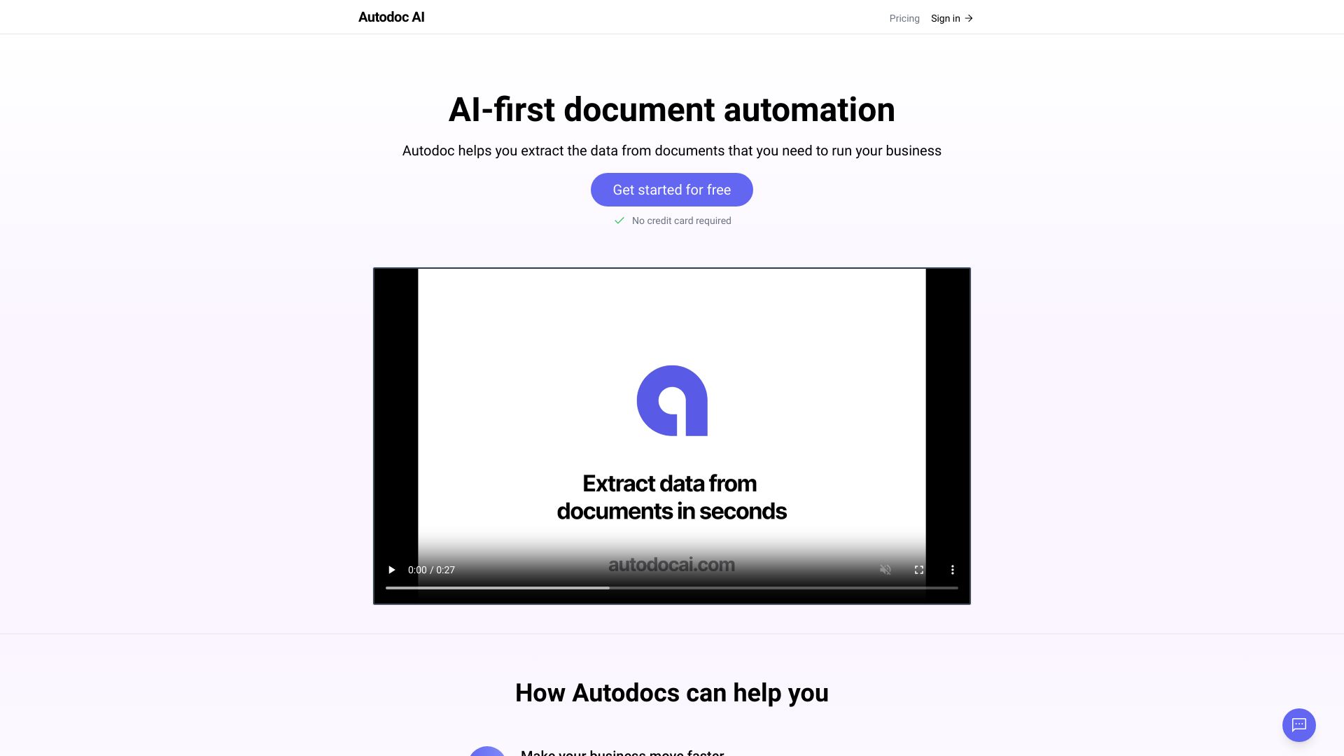 Autodoc screenshot