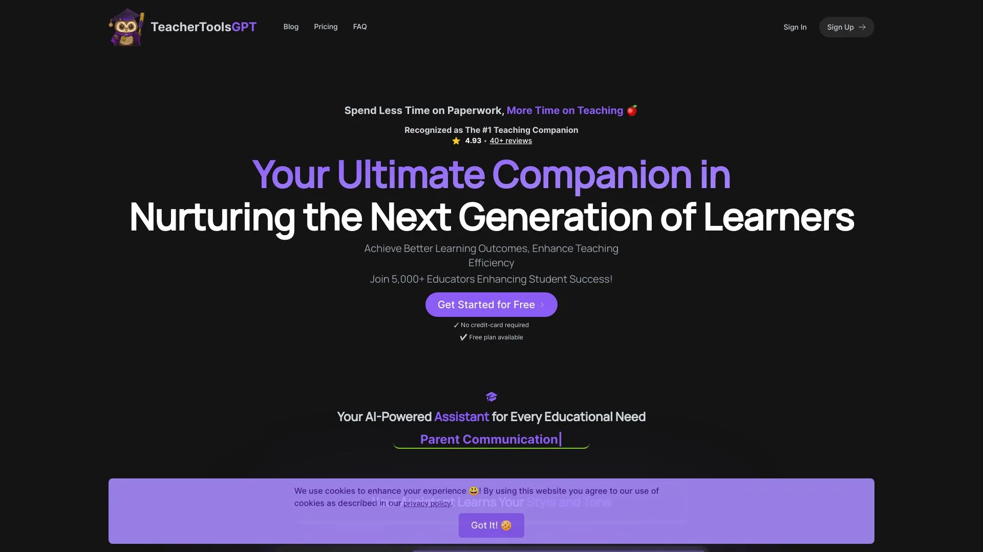 TeacherToolsGPT screenshot
