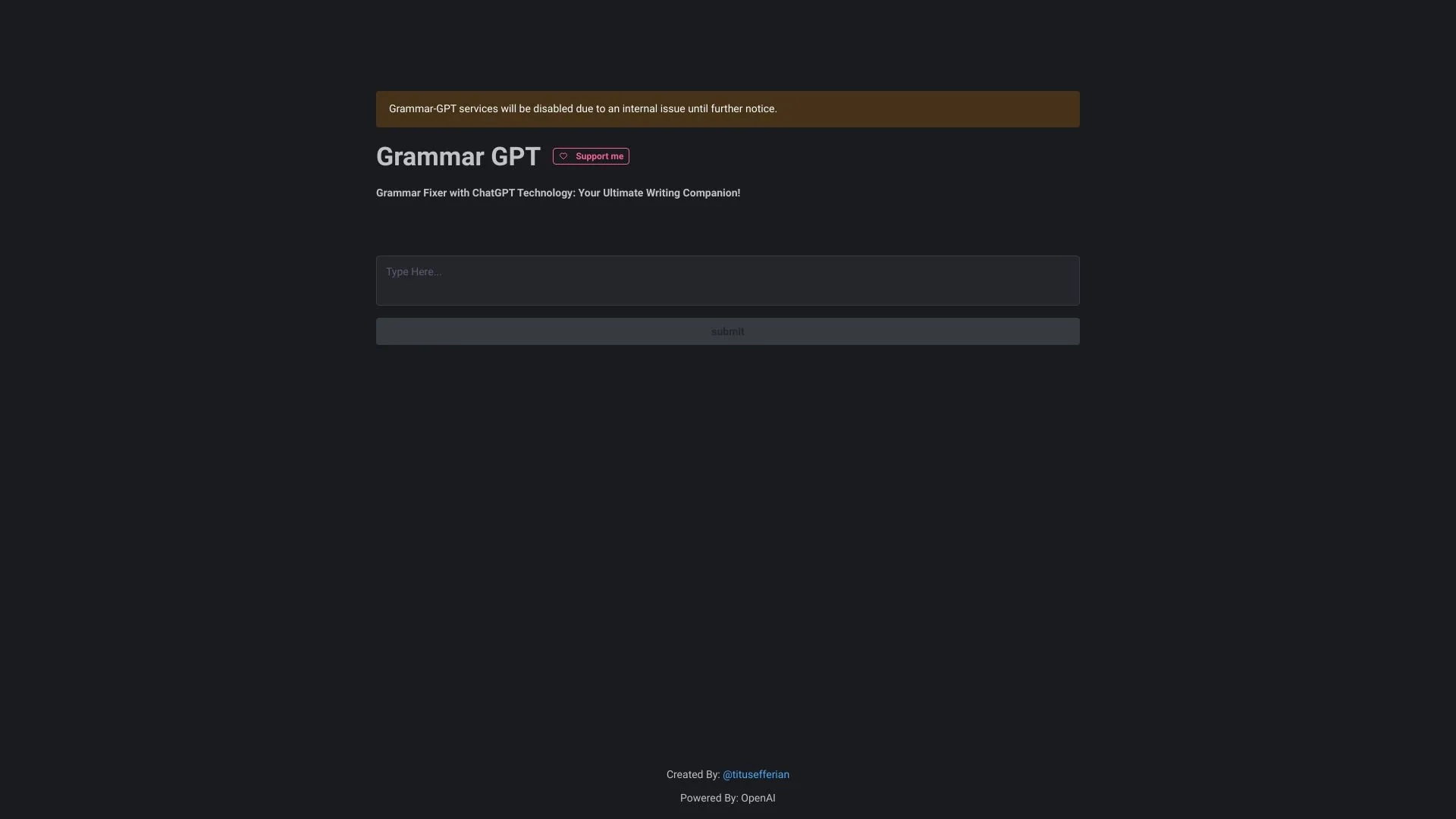Grammar-GPT screenshot