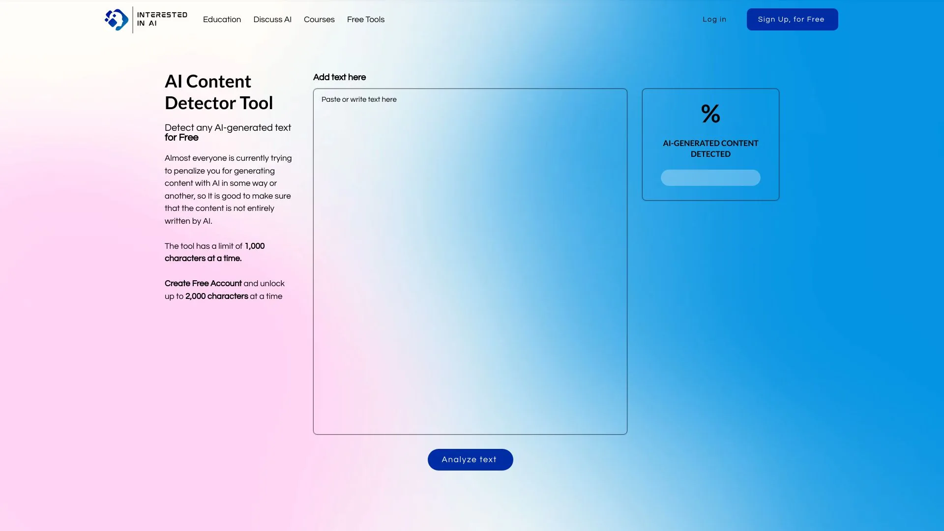 Interested in AI screenshot