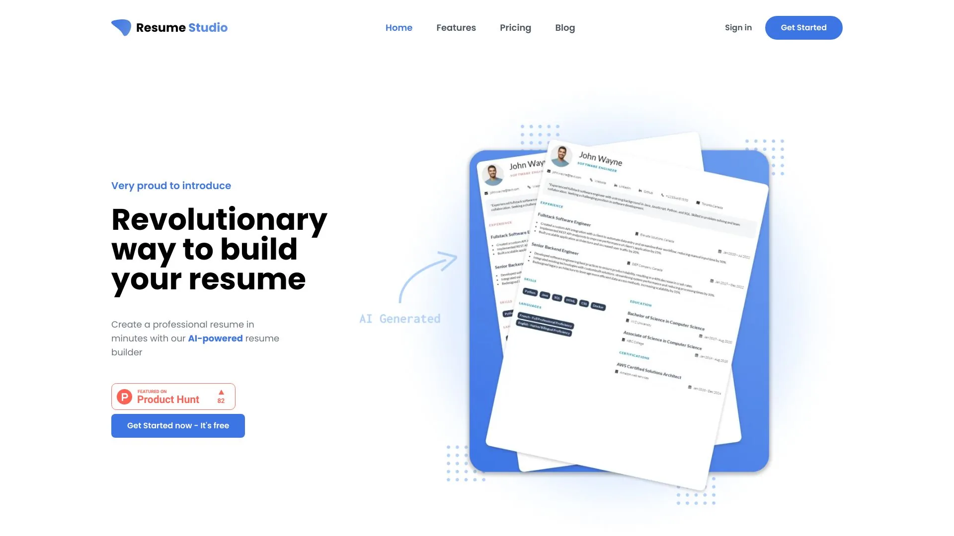 Resume Studio screenshot