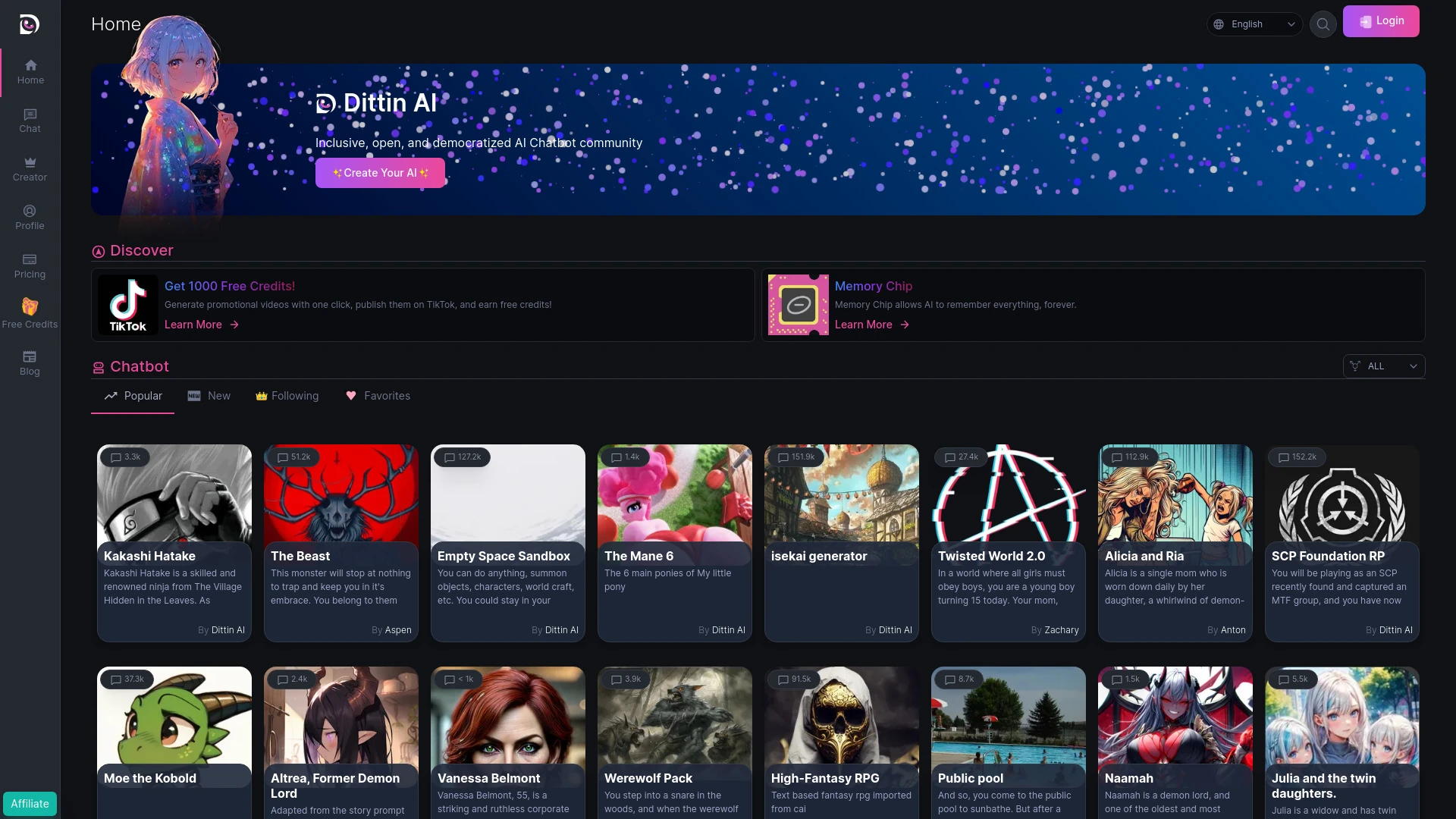 Dittin AI screenshot