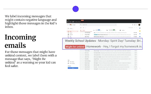 Safe Kids for Email screenshot