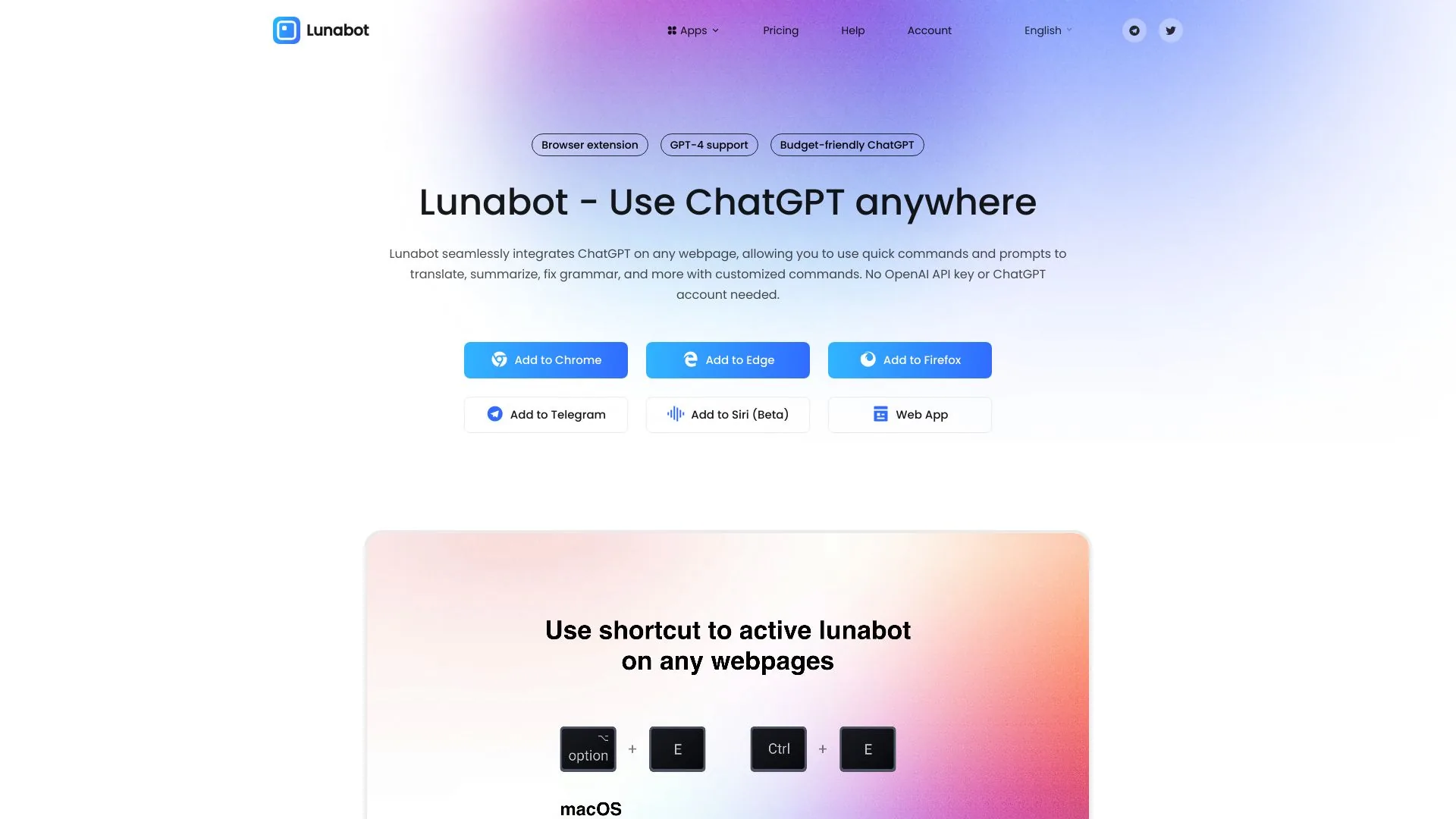 Lunabot.AI screenshot
