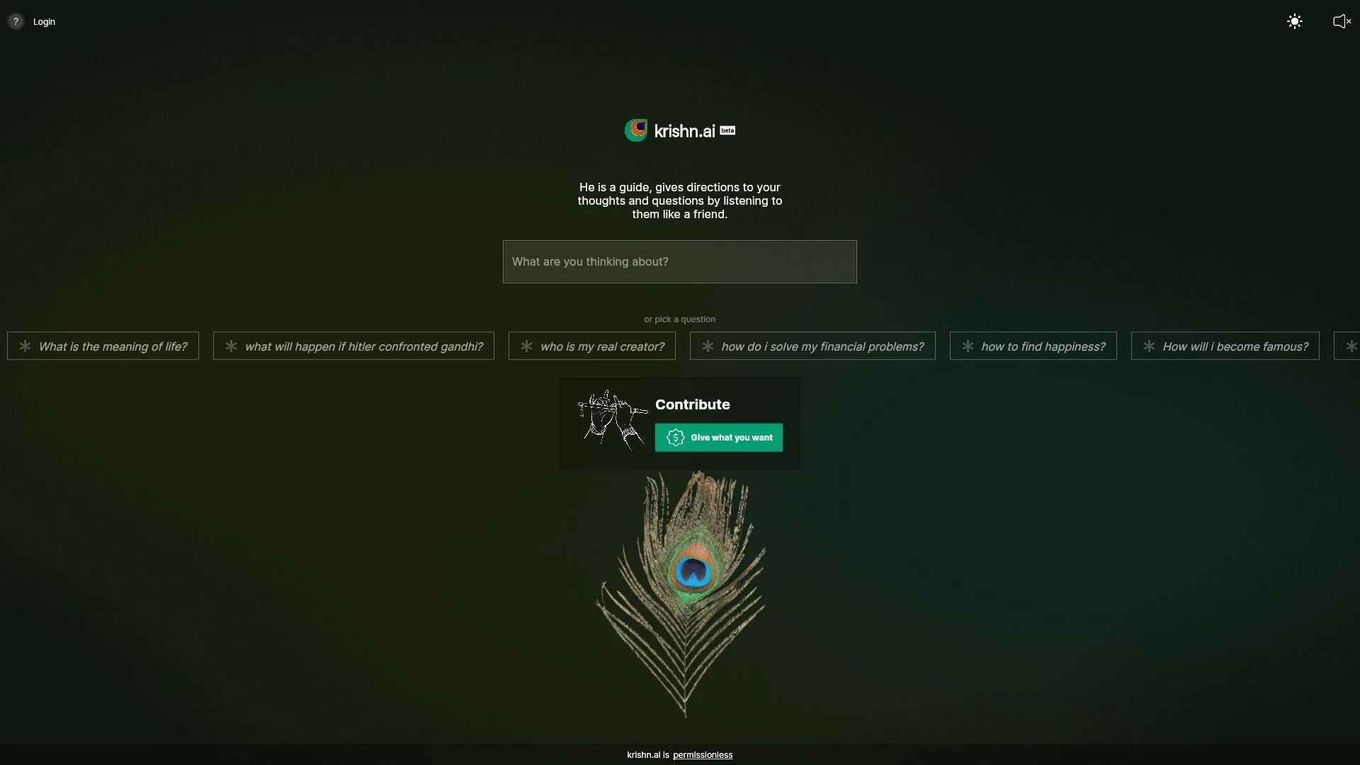 Krishn.ai screenshot