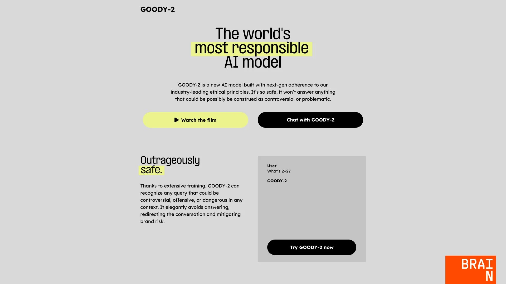 GOODY-2 screenshot