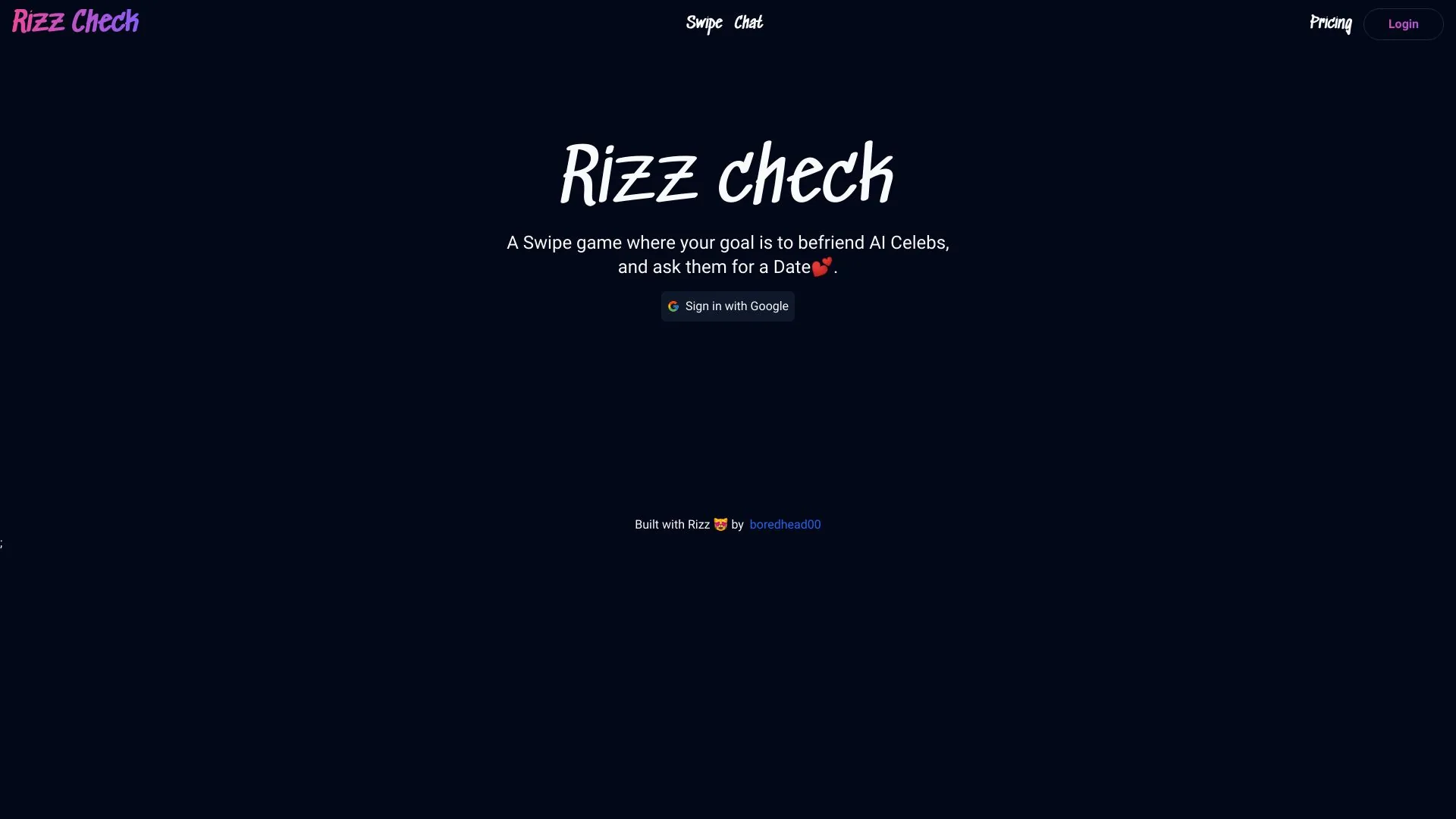 RizzCheck screenshot