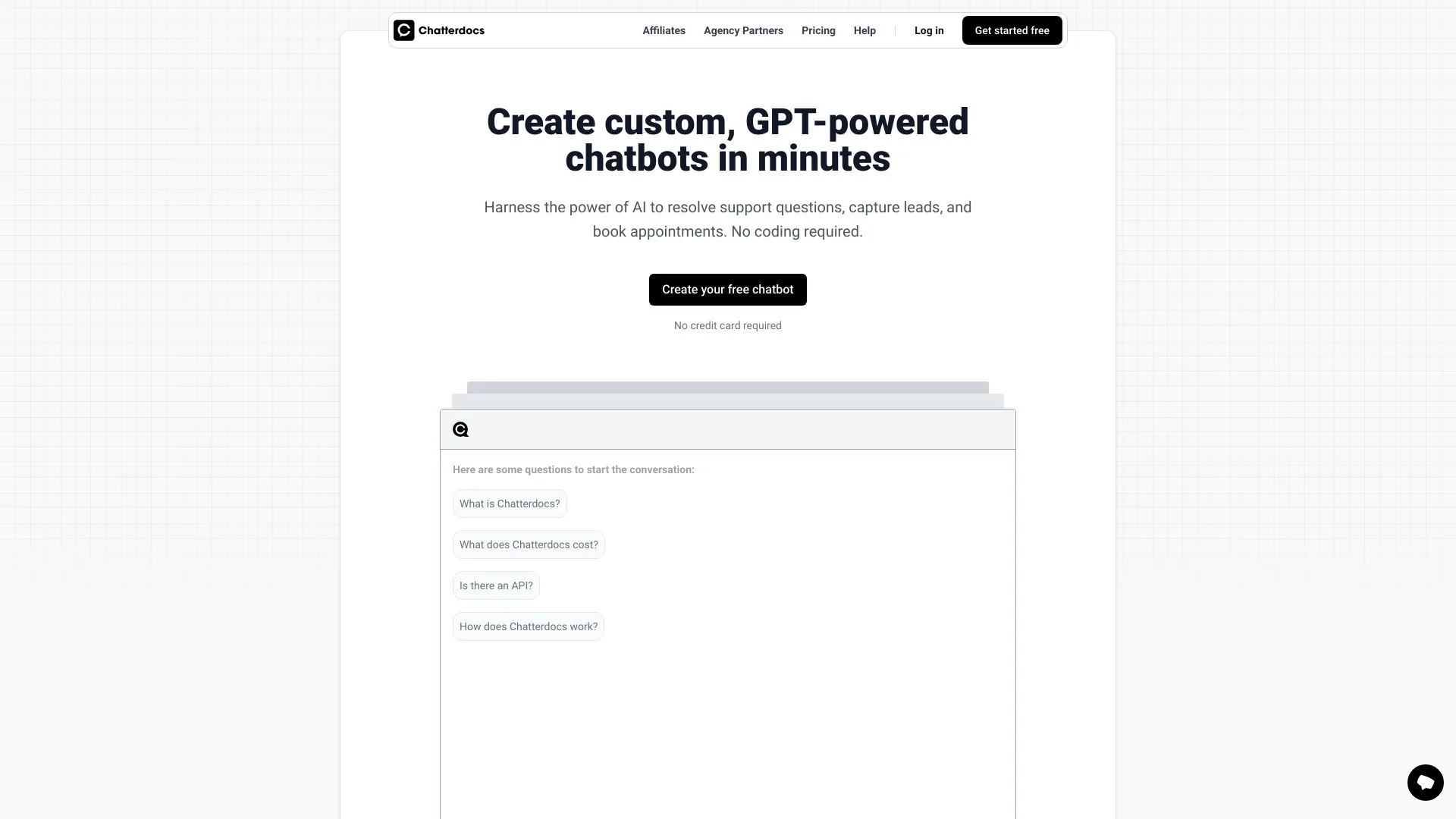 Chatterdocs screenshot