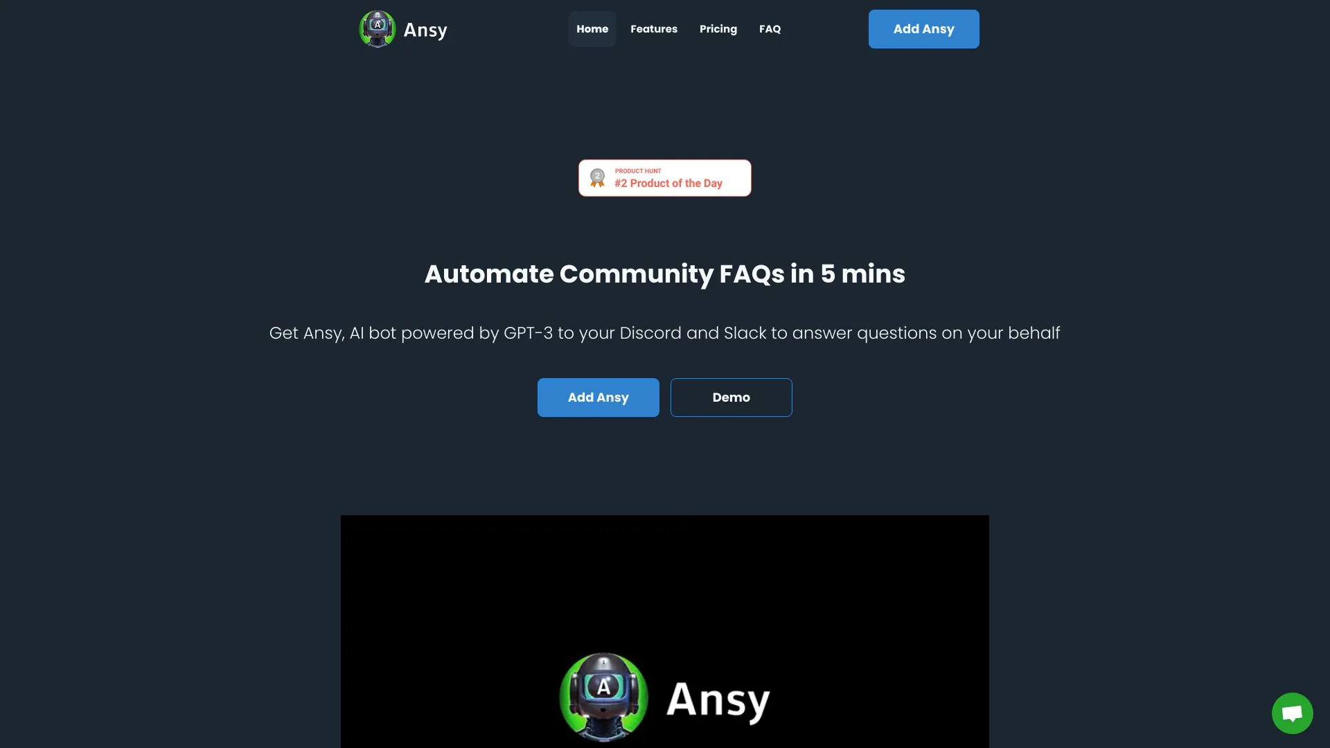 Ansy.ai screenshot