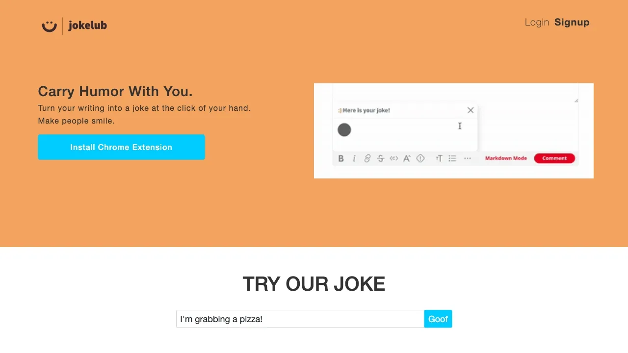 JokeLub screenshot
