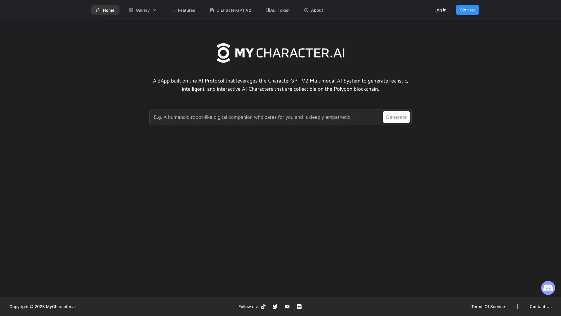 MyCharacter.AI screenshot