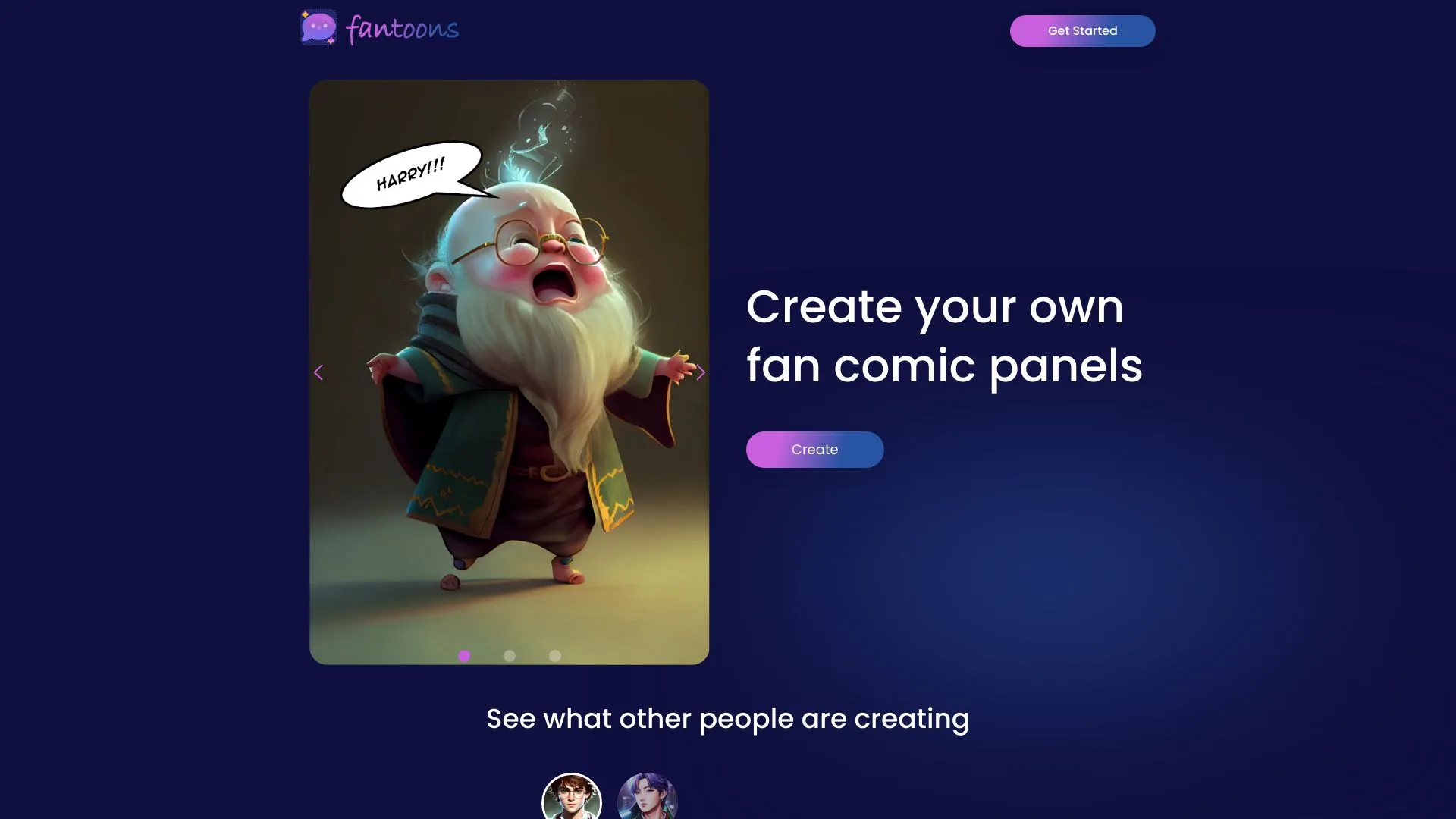 Fantoons screenshot
