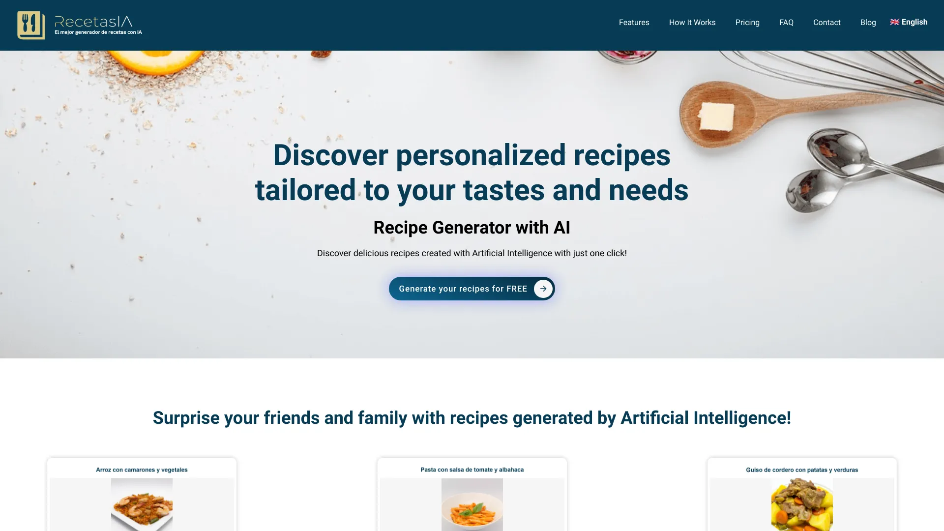 RecetasIA screenshot