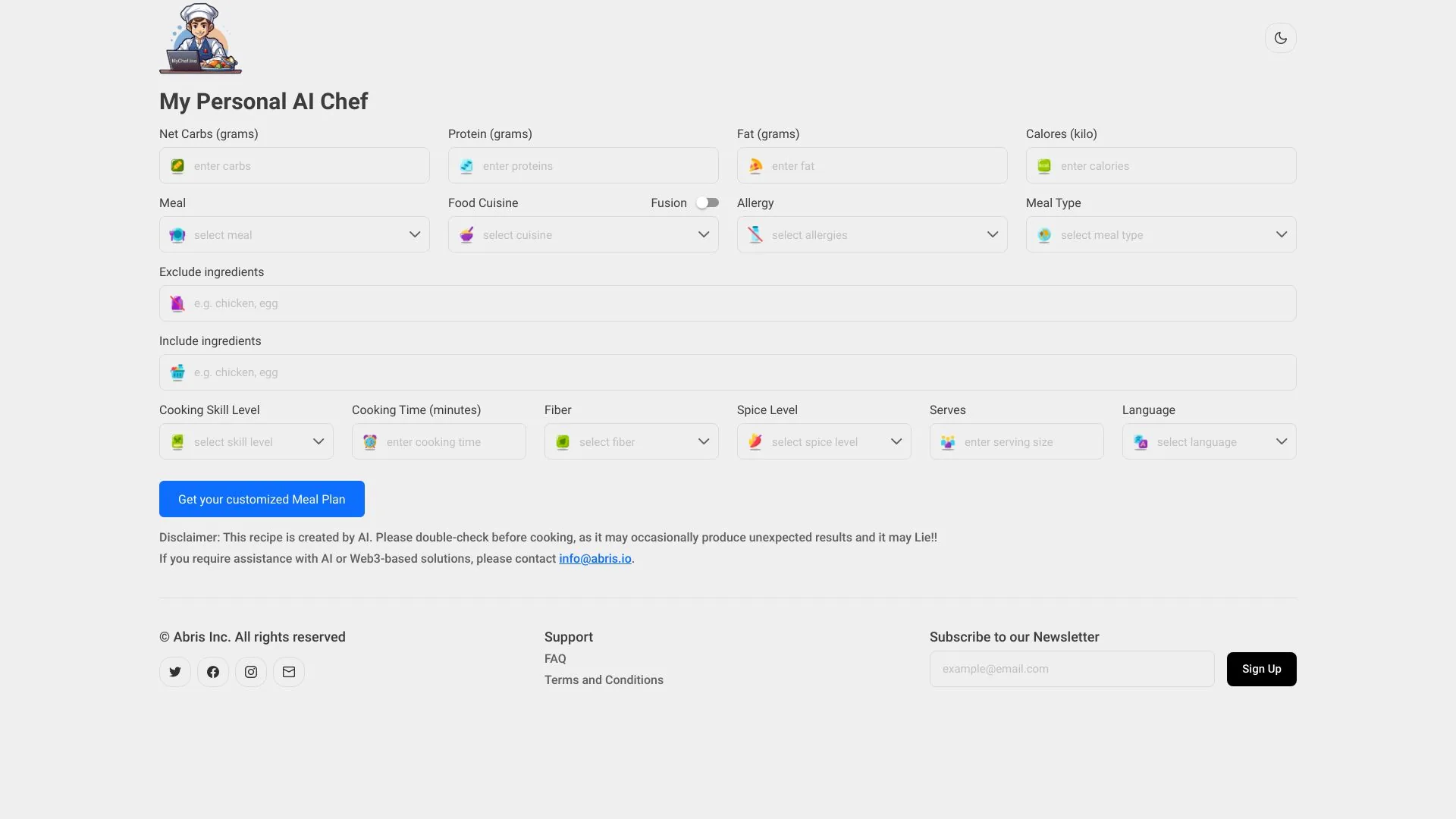 MyChef.live screenshot