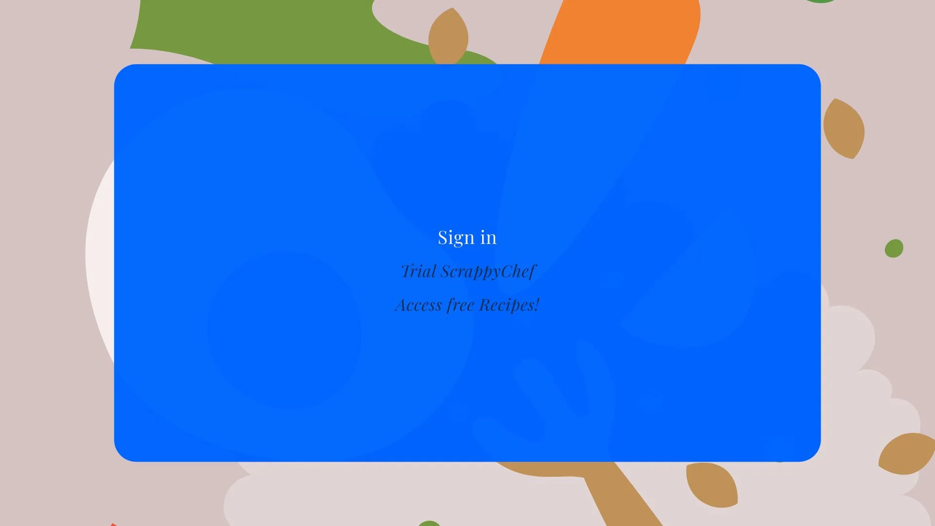 ScrappyChef screenshot
