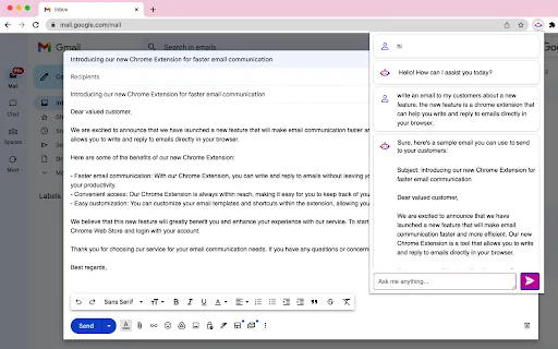 Wilfie AI Chat screenshot