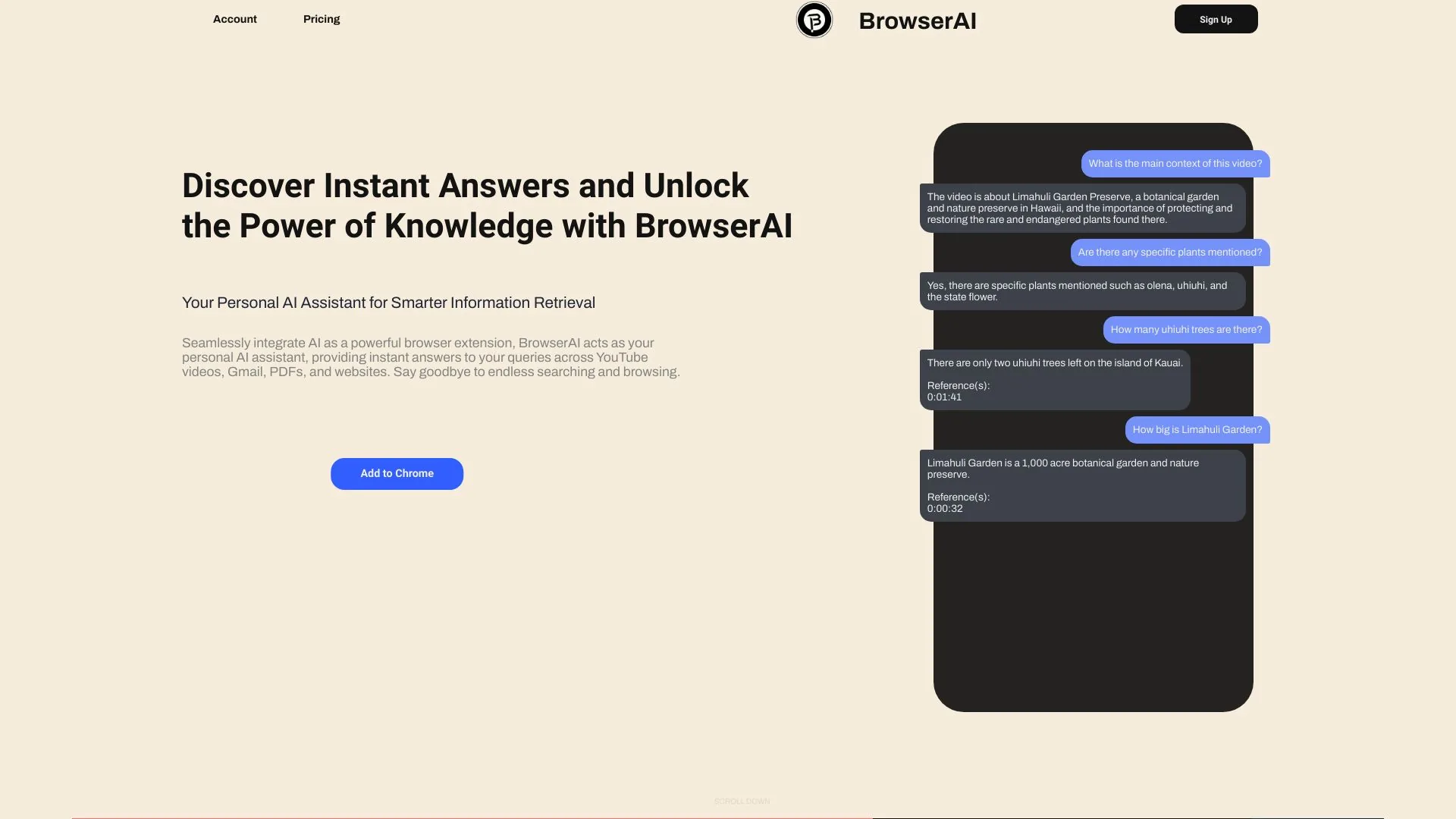 BrowserAI screenshot