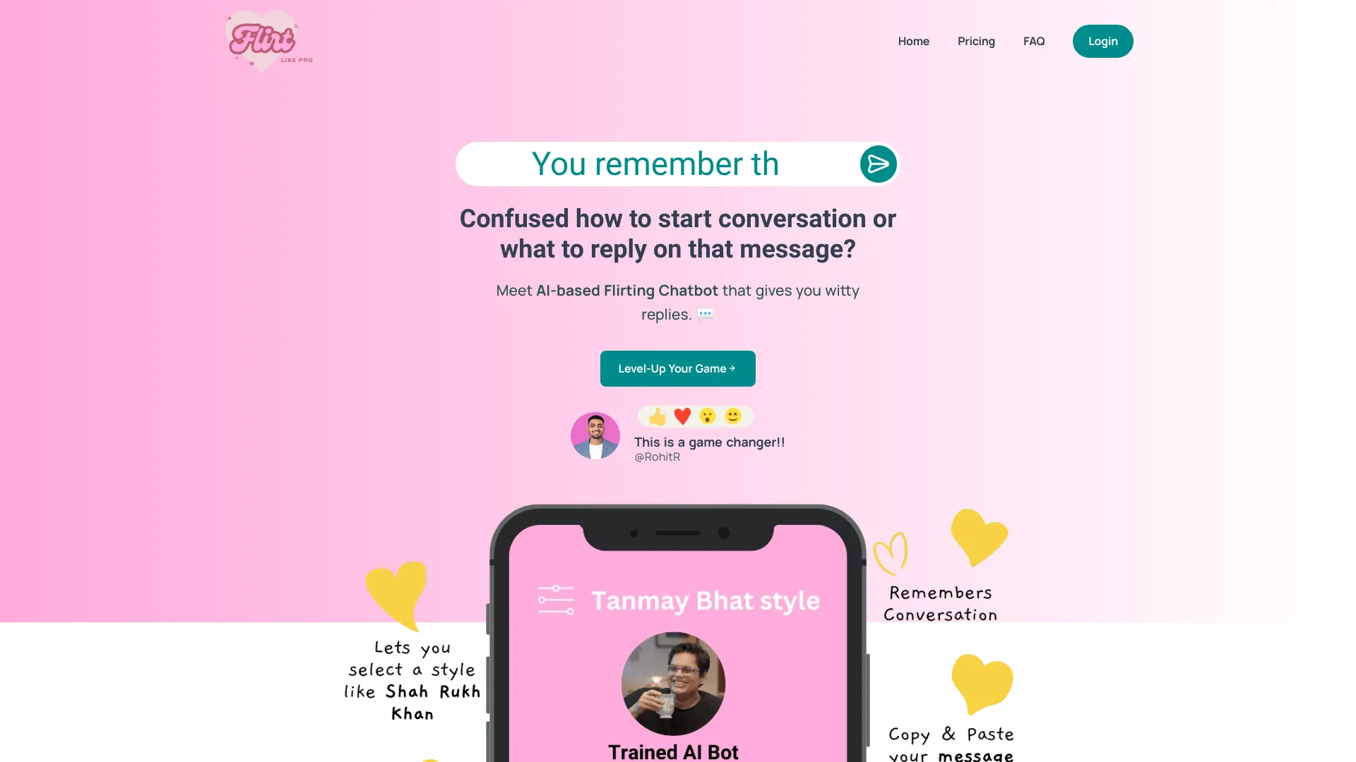 FlirtLikePro screenshot