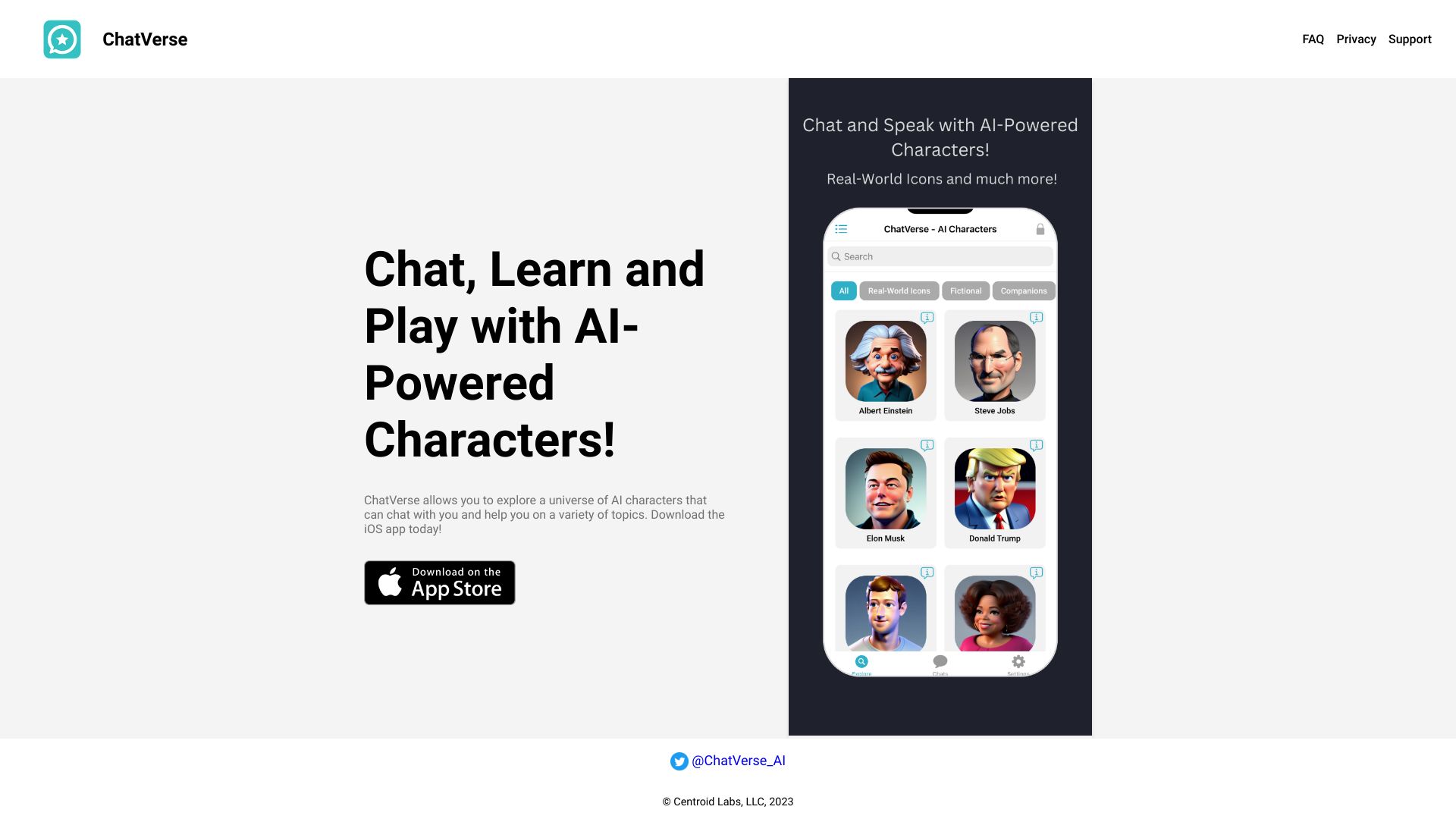ChatVerse screenshot