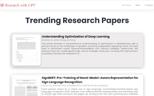 ResearchLink screenshot