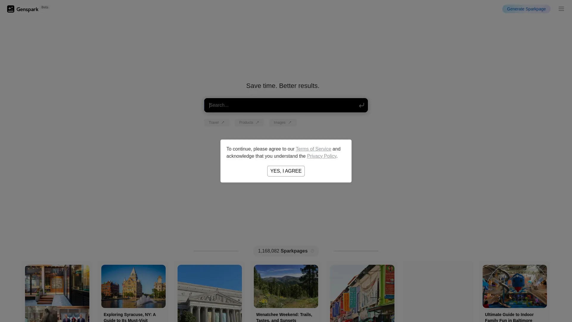 Genspark.ai screenshot