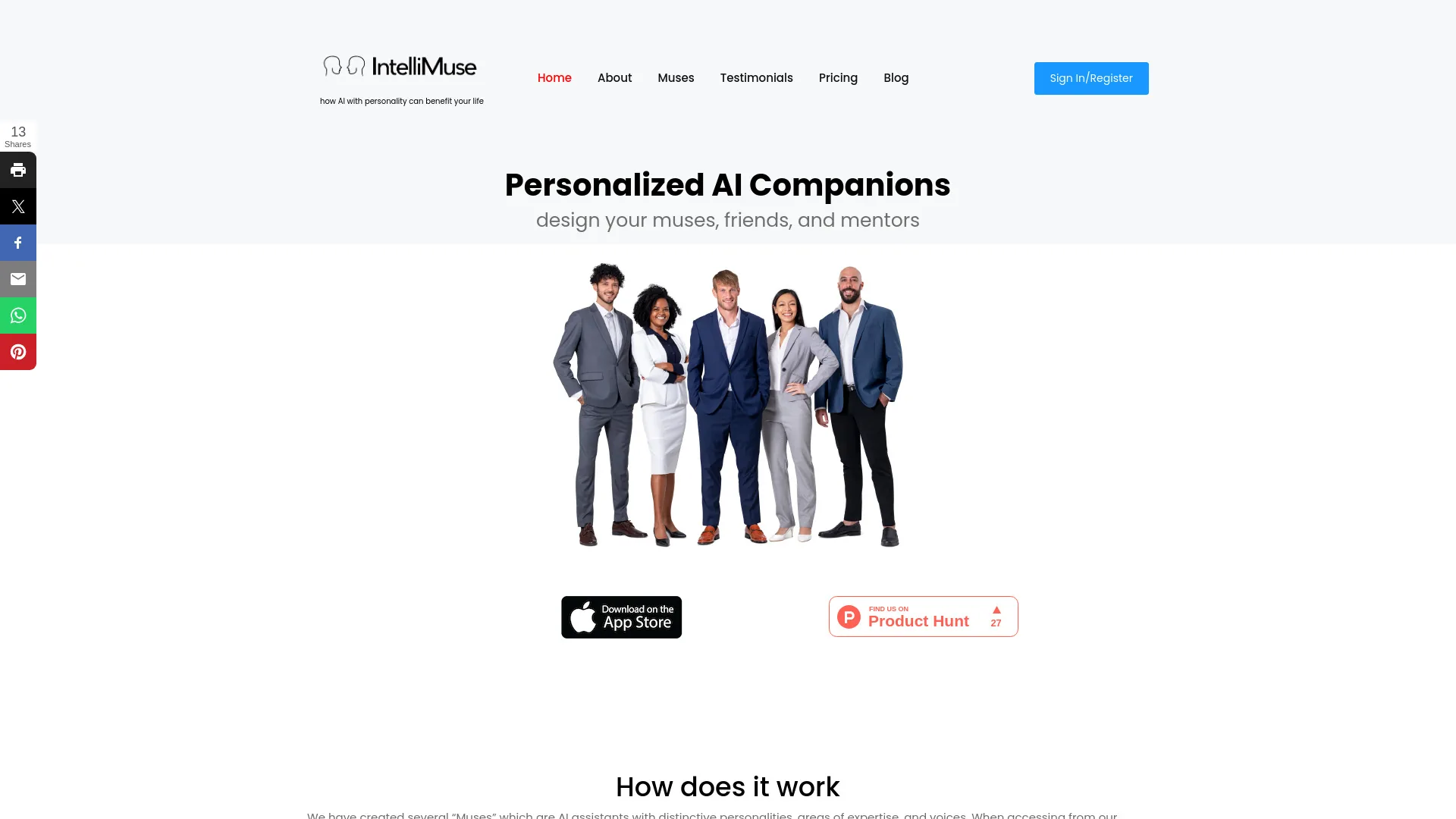 IntelliMuse screenshot