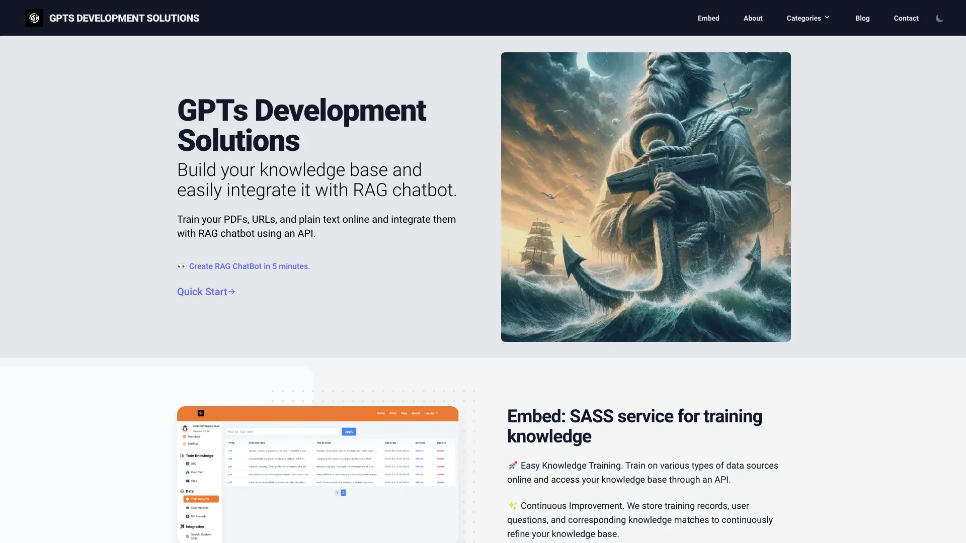 Embed screenshot