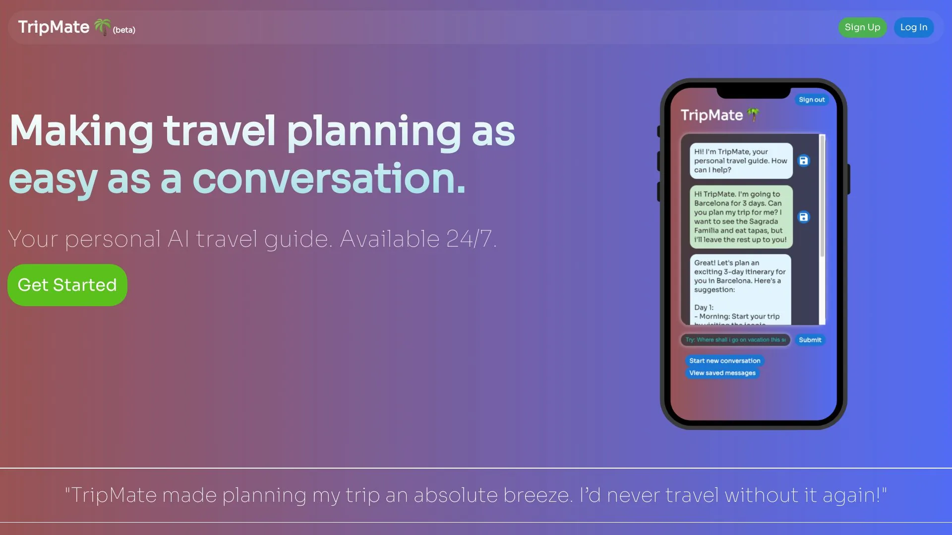 TripMate screenshot